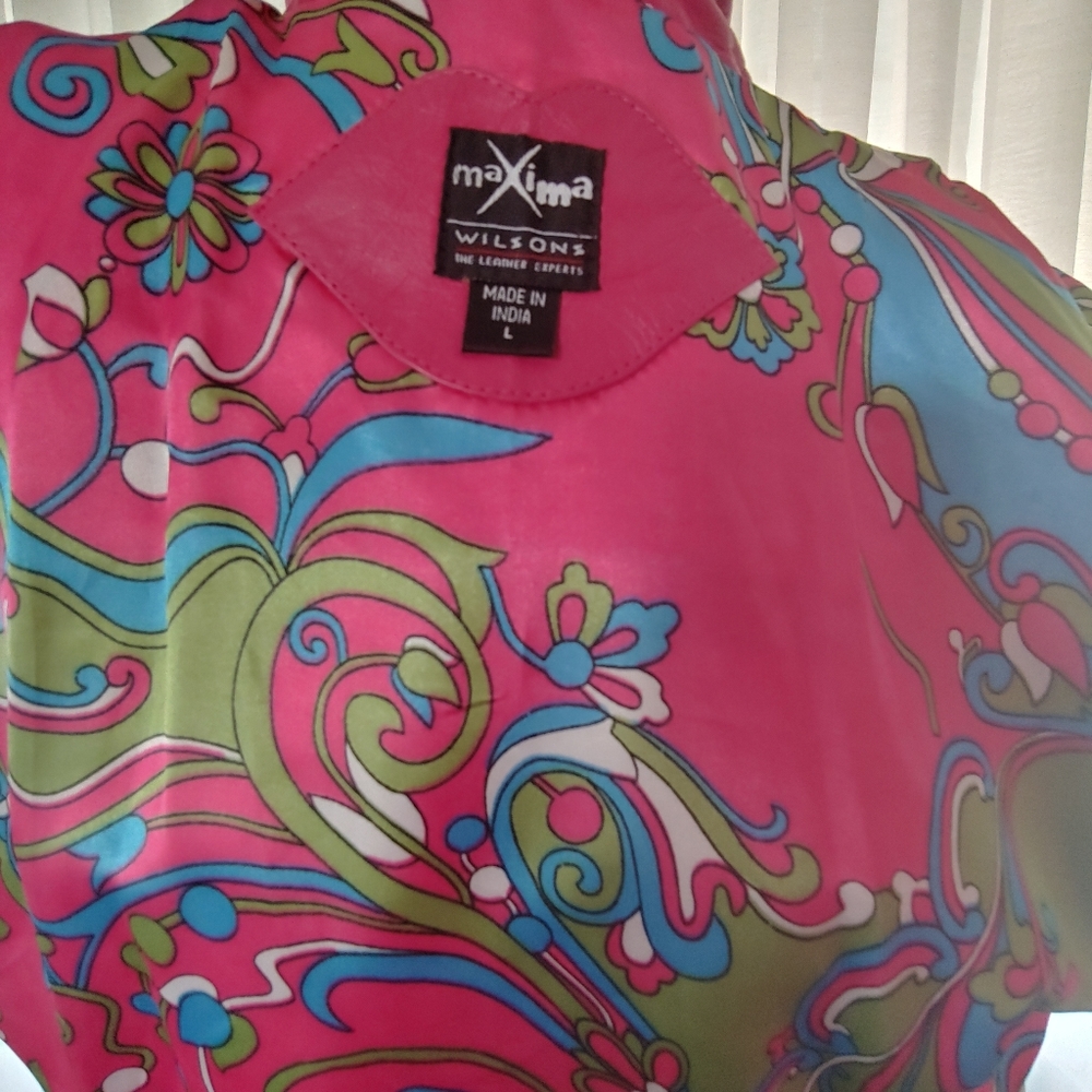 🔥 VINTAGE MAXIMA WILSON THE LEATHER EXPERTS 🔥SIZE L - Picture 9 of 9